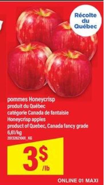 POMMES HONEYCRISP