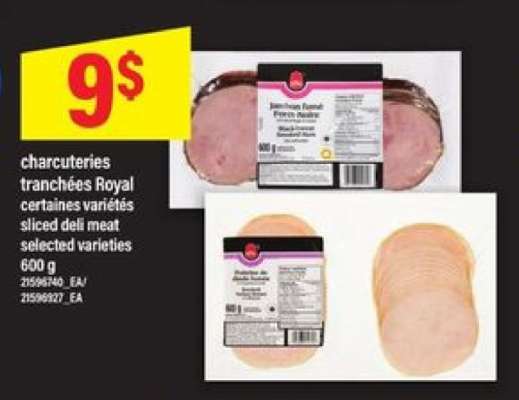 CHARCUTERIES TRANCHÉES ROYAL