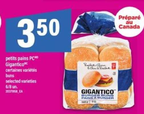 petits pains PC Gigantico