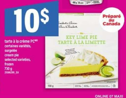 tarte à la crème PC