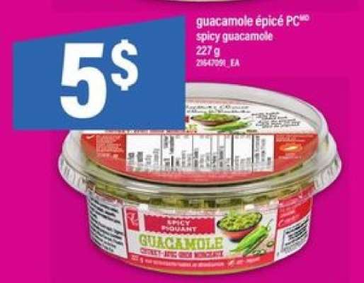 Guacamole épicé PC