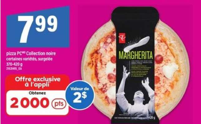 PIZZA PC COLLECTION NOIRE