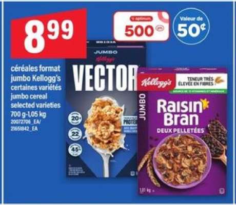 KELLOGG'S JUMBO CEREAL