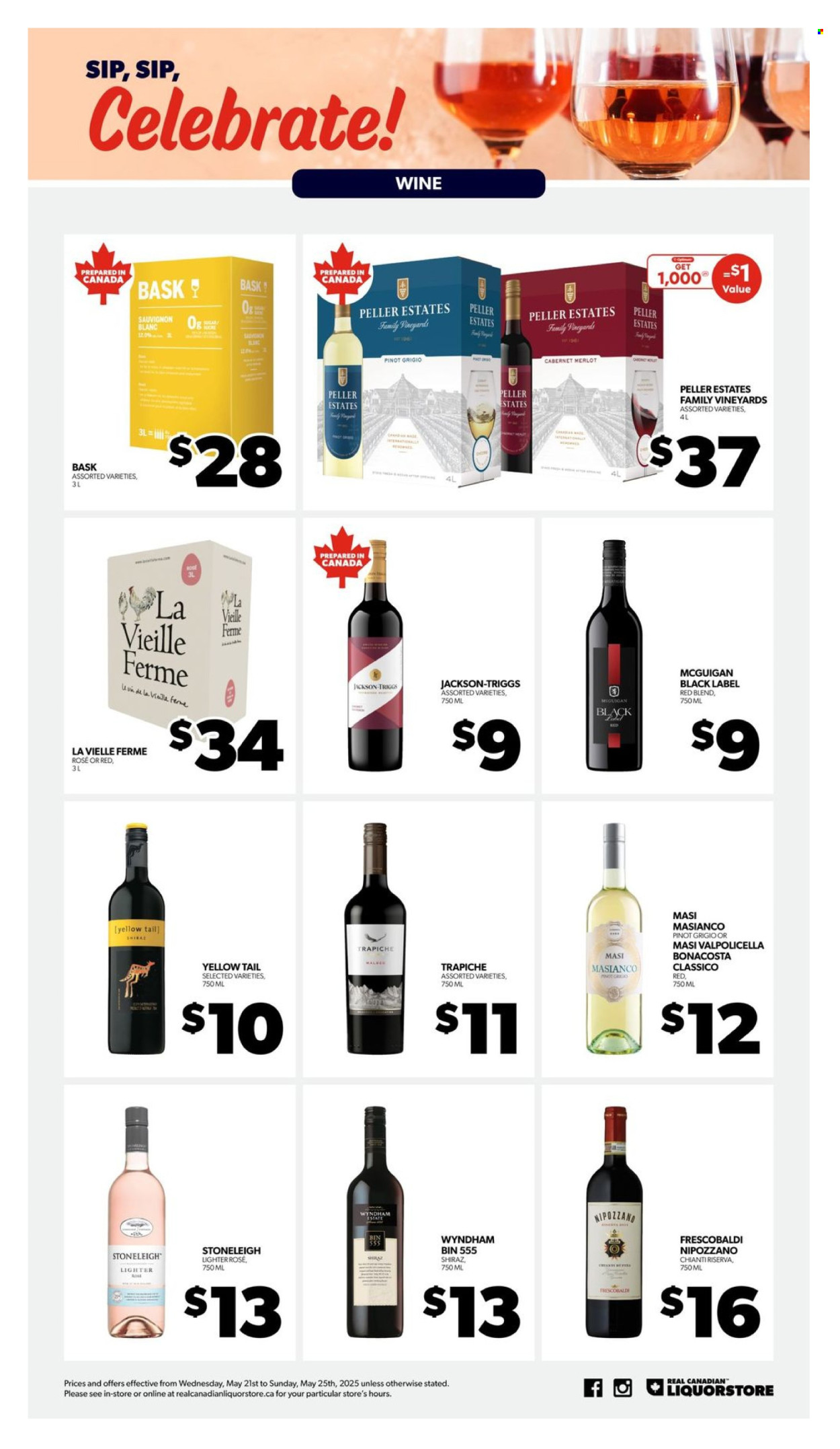 Circulaire Real Canadian Liquorstore - 21 Mai 2025 - 25 Mai 2025. Page 1