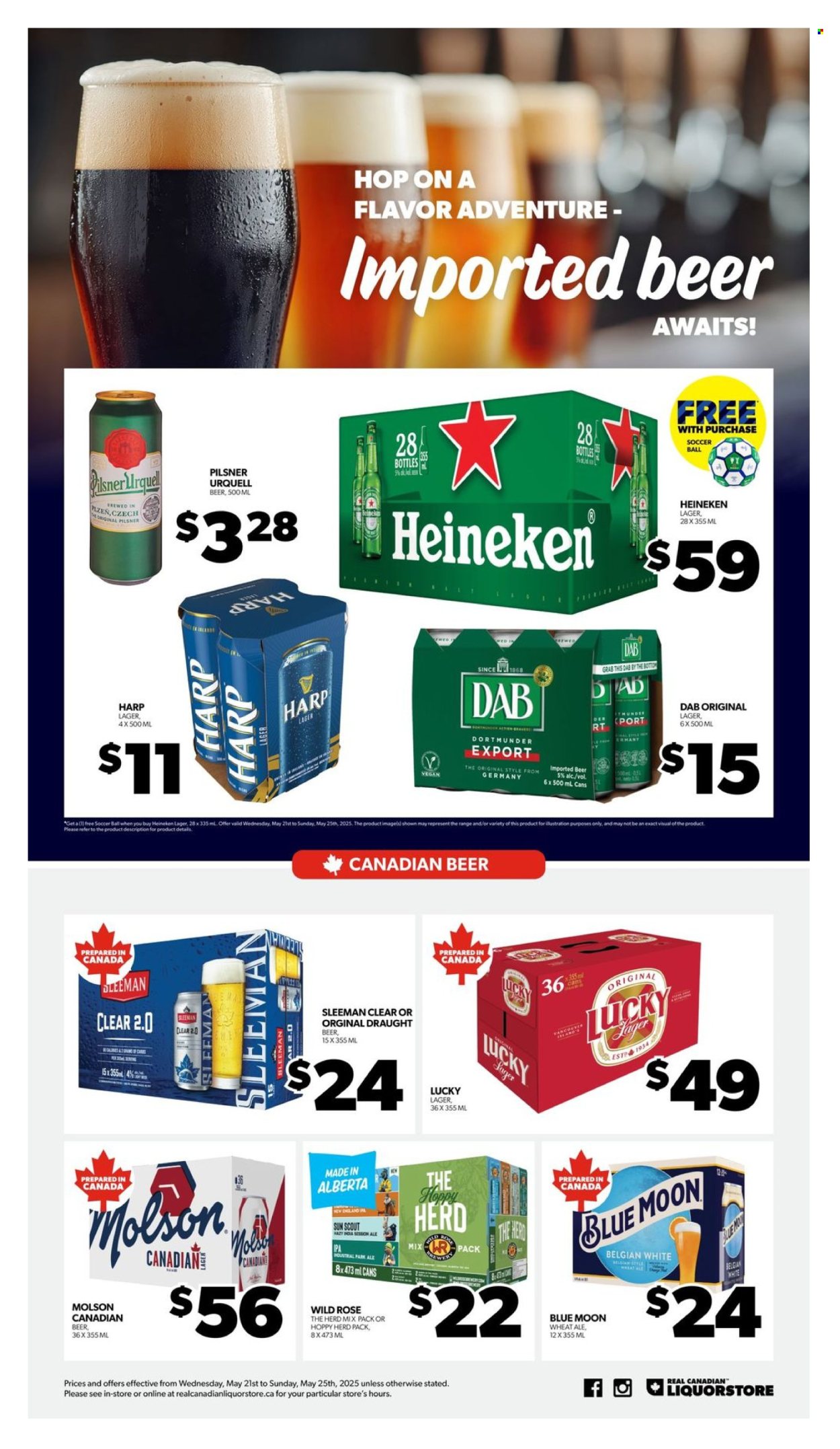 Circulaire Real Canadian Liquorstore - 21 Mai 2025 - 25 Mai 2025. Page 1