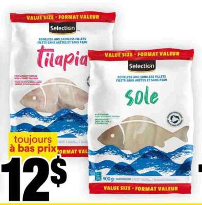 Tilapia and Sole Fillets