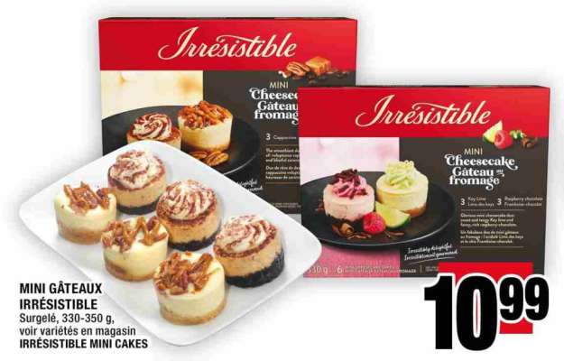 MINI GÂTEAUX IRRÉSISTIBLE