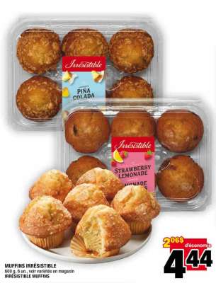 MUFFINS IRRÉSISTIBLE