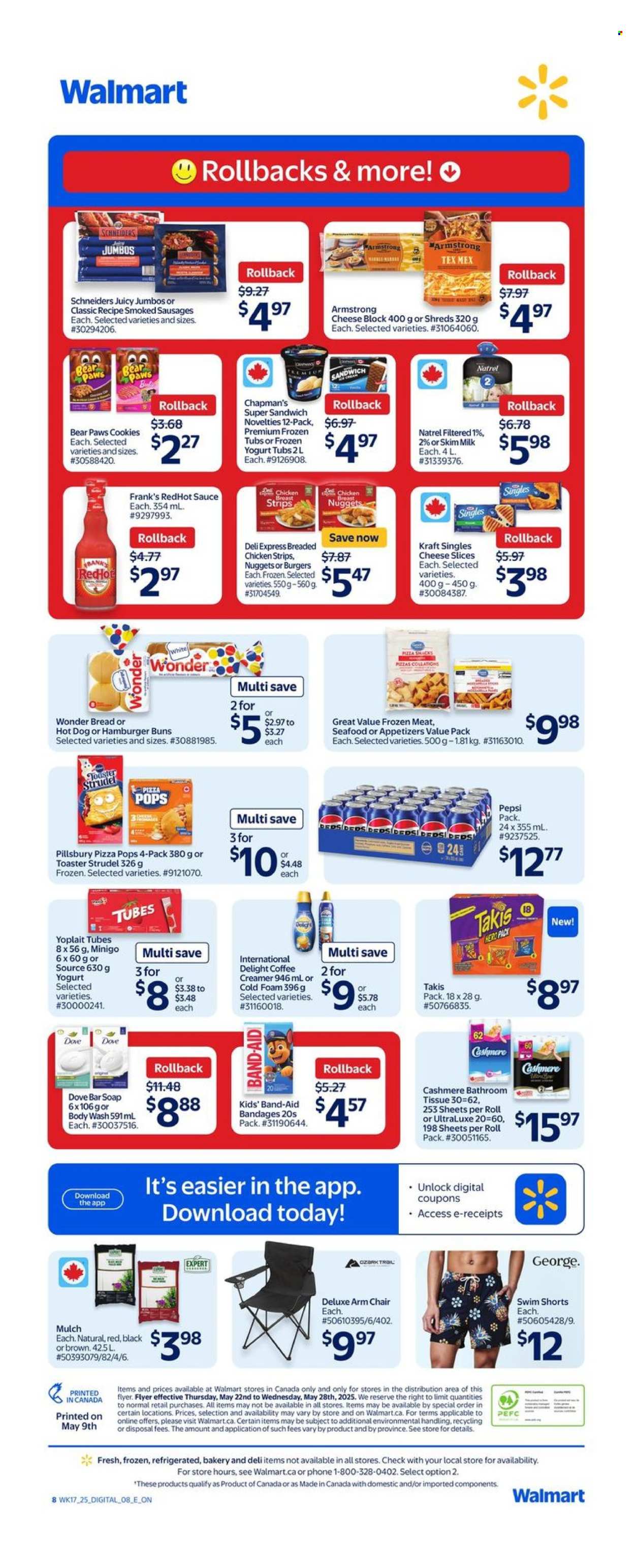 Circulaire Walmart - 22 Mai 2025 - 28 Mai 2025. Page 1
