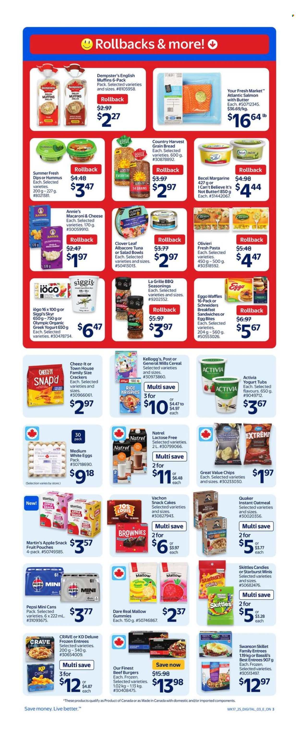 Circulaire Walmart - 22 Mai 2025 - 28 Mai 2025. Page 1