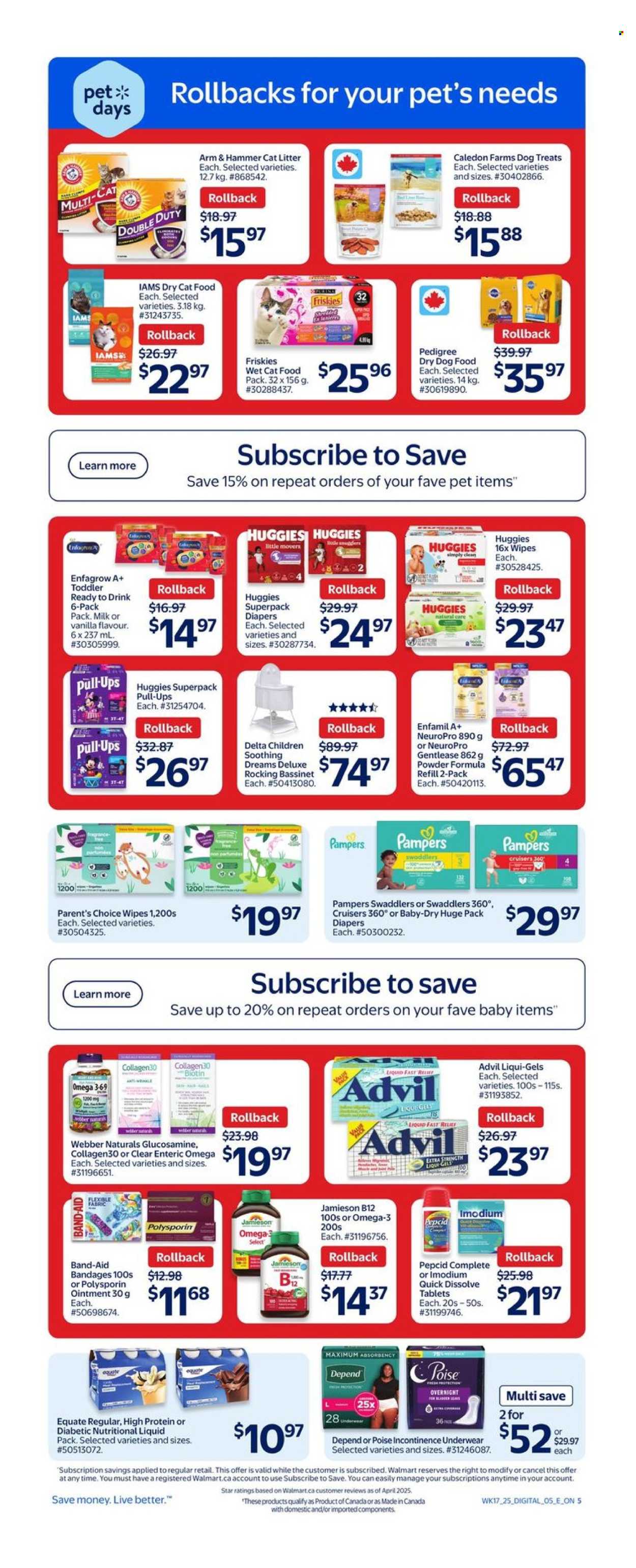 Circulaire Walmart - 22 Mai 2025 - 28 Mai 2025. Page 1