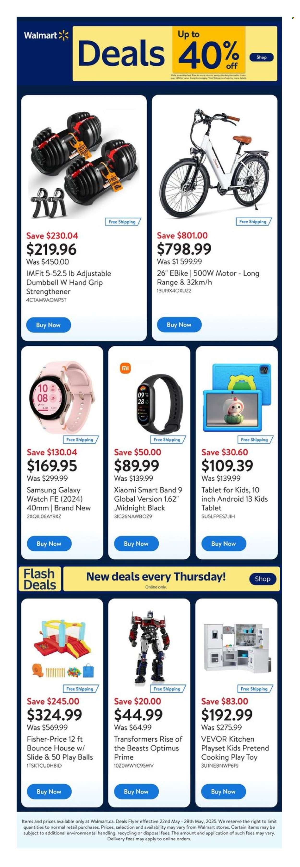 Circulaire Walmart - 22 Mai 2025 - 28 Mai 2025. Page 1