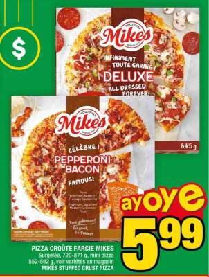 PIZZA CROÛTE FARCIE MIKES