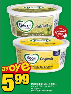 MARGARINE MOLLE BECEL