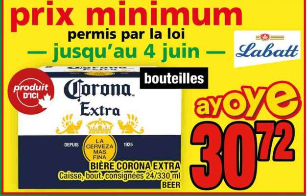 BIÈRE CORONA EXTRA