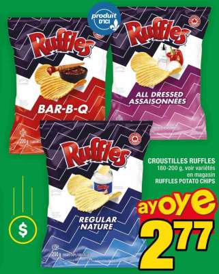 CROUSTILLES RUFFLES