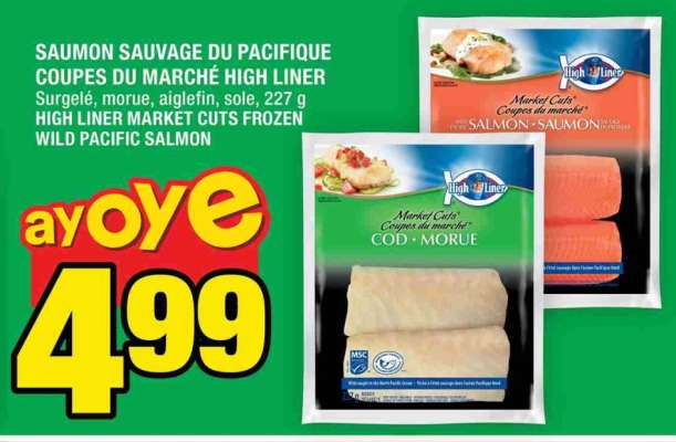 SAUMON SAUVAGE DU PACIFIQUE COUPES DU MARCHÉ HIGH LINER