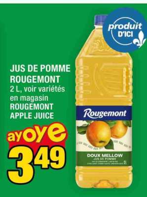 JUS DE POMME ROUGEMONT