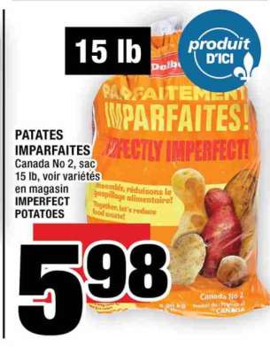 PATATES IMPARFAITES