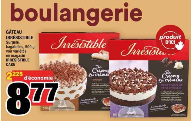 GÂTEAU IRRÉSISTIBLE