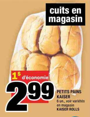 PETITS PAINS KAISER