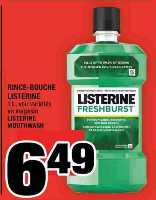 RINCE-BOUCHE LISTERINE