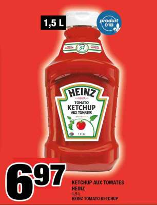 Ketchup aux tomates Heinz