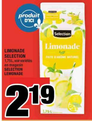 LIMONADE SELECTION