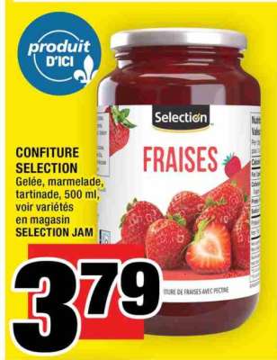 CONFITURE SELECTION