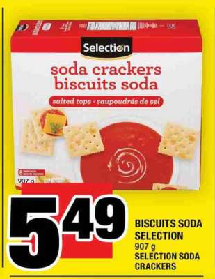 BISCUITS SODA SELECTION