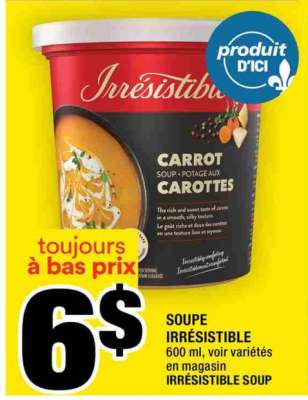 SOUPE IRRÉSISTIBLE