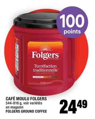CAFÉ MOULU FOLGERS