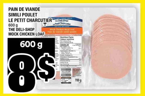 PAIN DE VIANDE SIMILI POULET LE PETIT CHARCUTIER