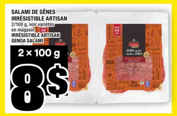 Salami de Gênes Irrésistible Artisan