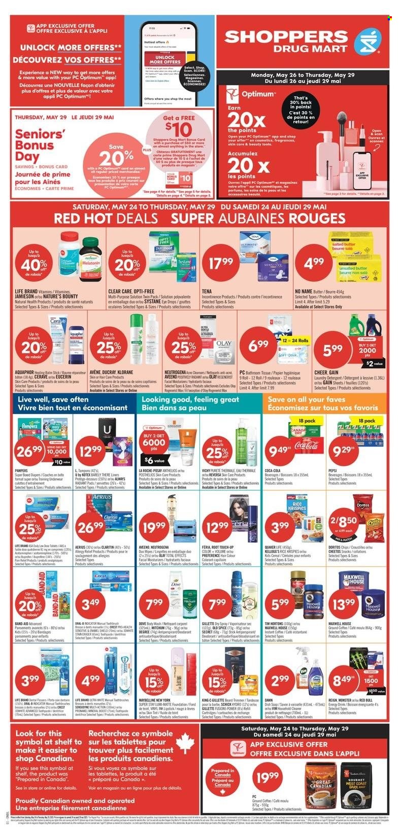 Circulaire Shoppers Drug Mart - 24 Mai 2025 - 29 Mai 2025. Page 1