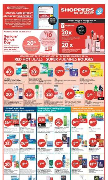 Circulaire Shoppers Drug Mart - 24 Mai 2025 - 29 Mai 2025.