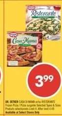 DR. OETKER CASA DI MAMA or RISTORANTE