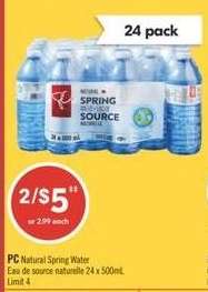 PC NATURAL SPRING WATER