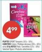 PLAYTEX SPORT TAMPONS