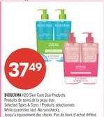 BIODERMA H2O Skin Care Duo Products