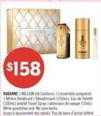 RABANNE 1 MILLION Set Contours