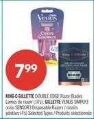 KING-C GILLETTE DOUBLE EDGE Razor Blades