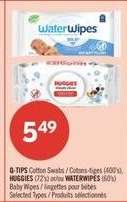HUGGIES (72's) or WaterWipes (60's)