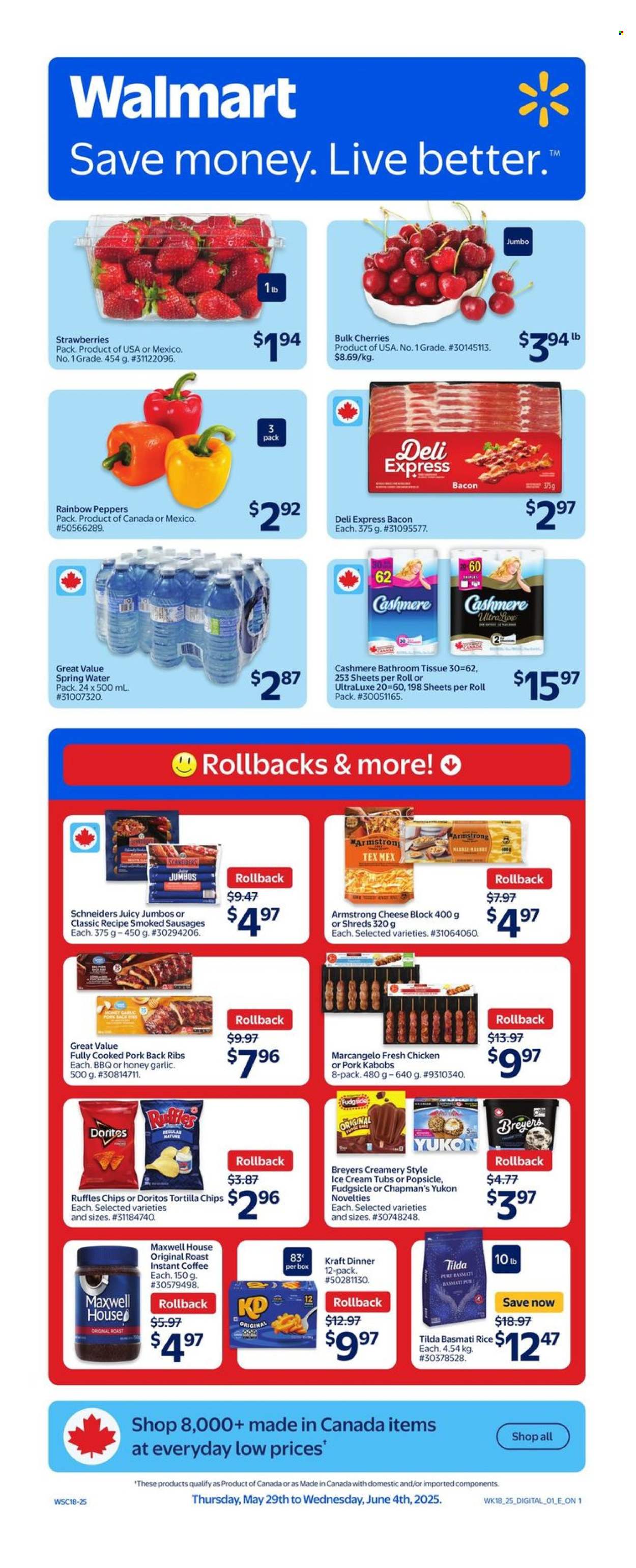 Circulaire Walmart - 29 Mai 2025 - 04 Juin 2025. Page 1