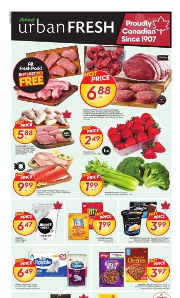 Circulaire Sobeys Urban Fresh - 29 Mai 2025 - 04 Juin 2025.