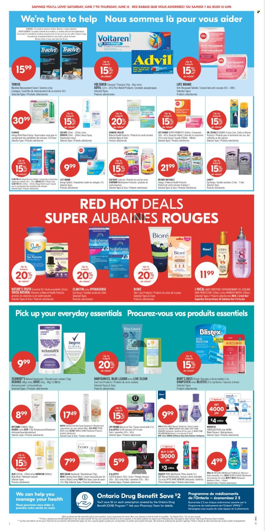 Circulaire Shoppers Drug Mart - 07 Juin 2025 - 12 Juin 2025. Page 3