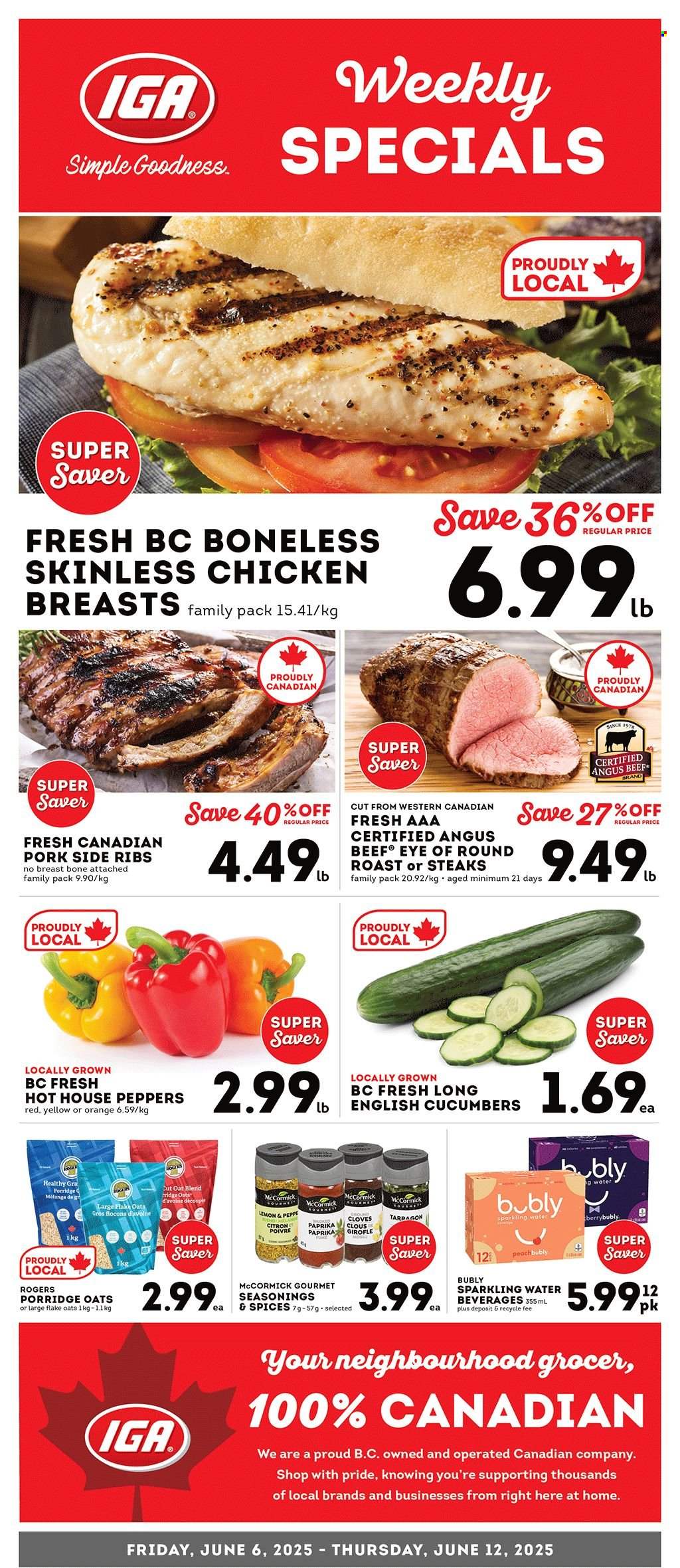 Circulaire IGA Simple Goodness - 06 Juin 2025 - 12 Juin 2025. Page 1
