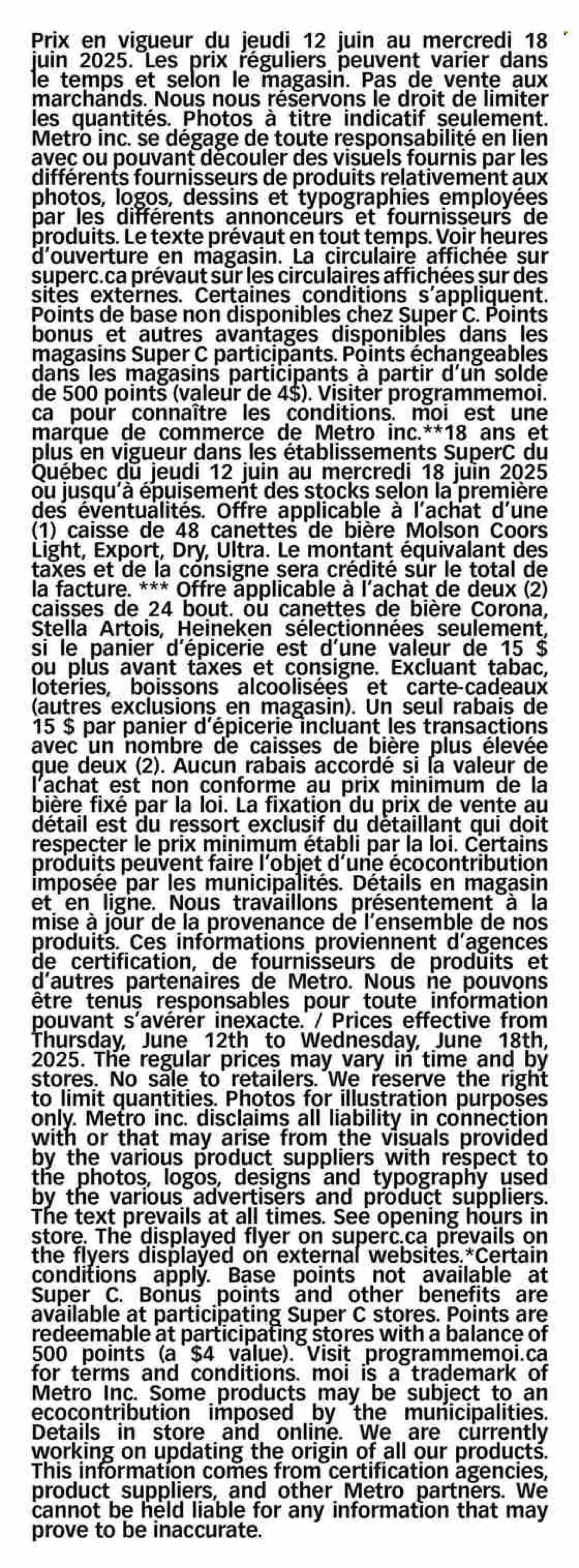 Circulaire Super C - 12 Juin 2025 - 18 Juin 2025. Page 17