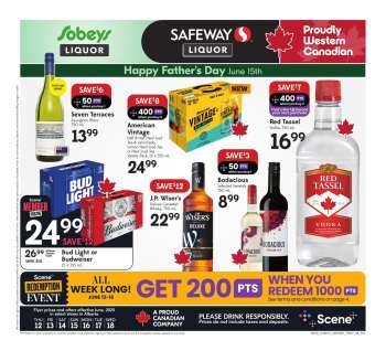 Circulaire Sobeys Liquor - 12 Juin 2025 - 18 Juin 2025.