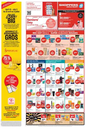 Circulaire Shoppers Drug Mart - 14 Juin 2025 - 19 Juin 2025.